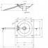 Механизм крепления типа "Пиастра" (130*130)(мебельная) 